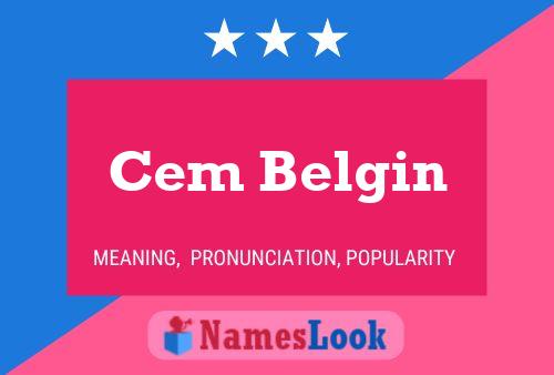 Постер имени Cem Belgin