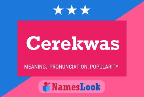 Постер имени Cerekwas