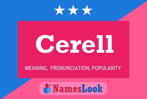 Постер имени Cerell