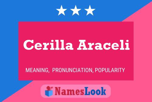 Постер имени Cerilla Araceli