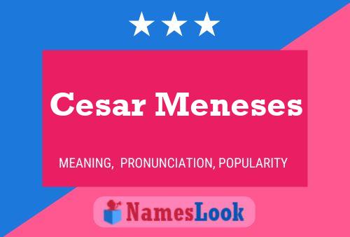 Постер имени Cesar Meneses