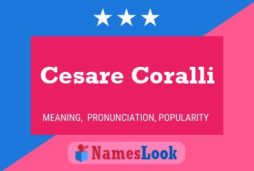 Постер имени Cesare Coralli