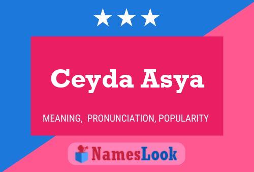 Постер имени Ceyda Asya