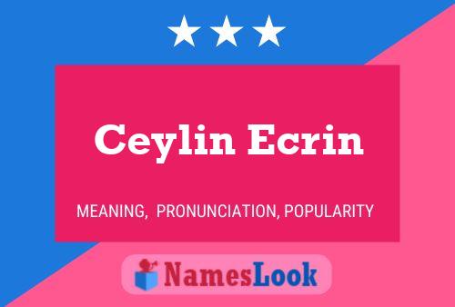 Постер имени Ceylin Ecrin