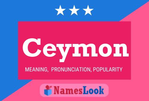 Постер имени Ceymon