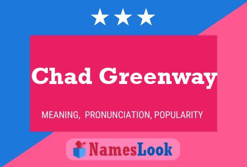 Постер имени Chad Greenway