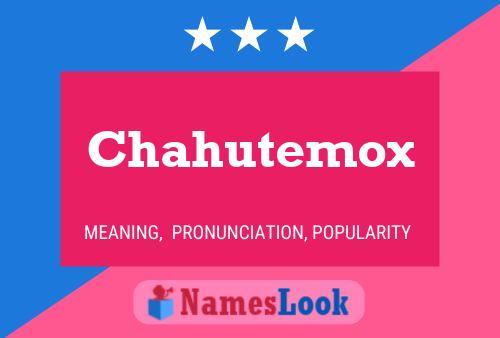 Постер имени Chahutemox