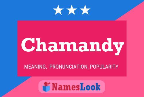 Постер имени Chamandy