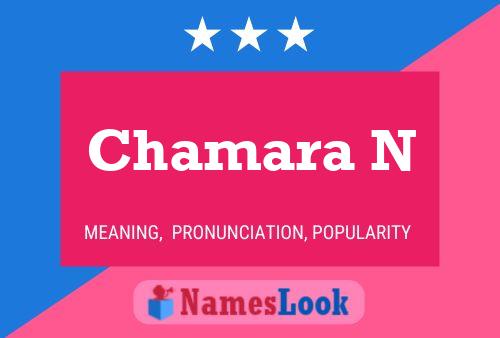 Постер имени Chamara N