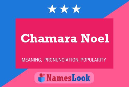 Постер имени Chamara Noel