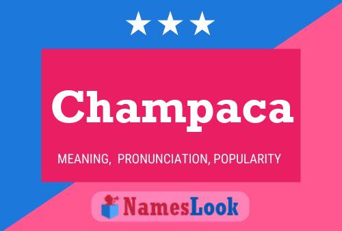 Постер имени Champaca