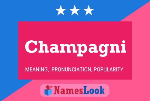 Постер имени Champagni