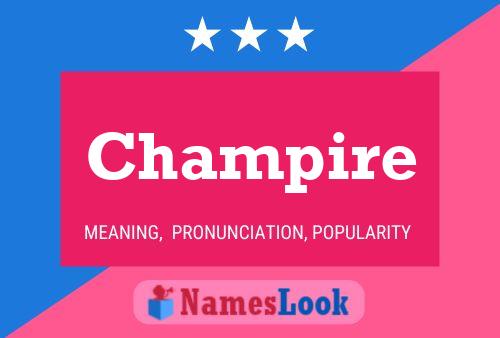 Постер имени Champire