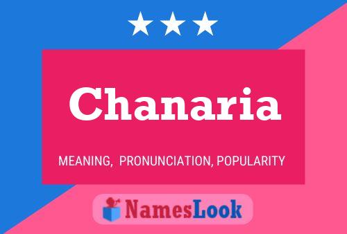 Постер имени Chanaria