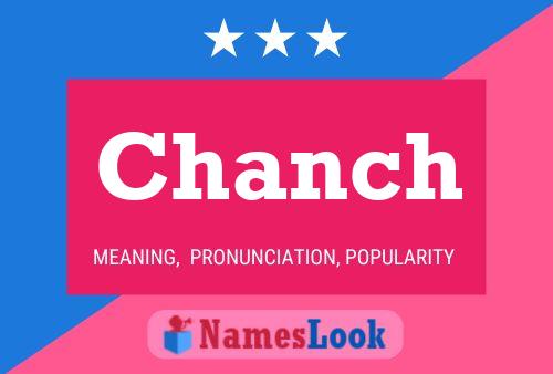 Постер имени Chanch