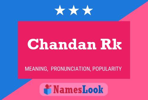 Постер имени Chandan Rk