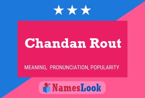 Постер имени Chandan Rout