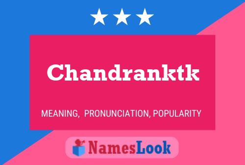 Постер имени Chandranktk