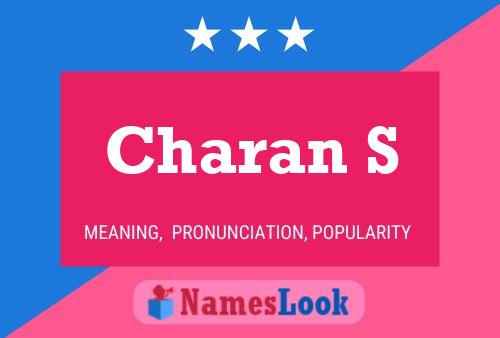 Постер имени Charan S