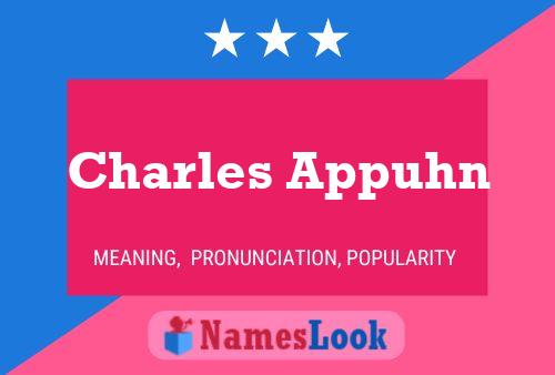 Постер имени Charles Appuhn