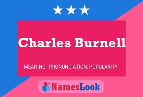 Постер имени Charles Burnell