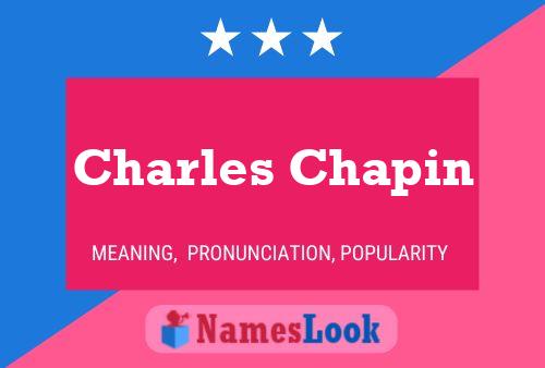 Постер имени Charles Chapin