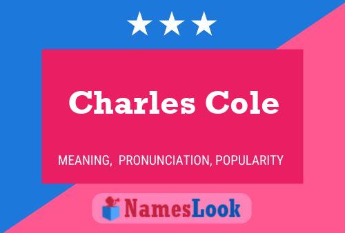 Постер имени Charles Cole