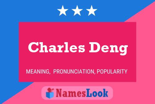 Постер имени Charles Deng