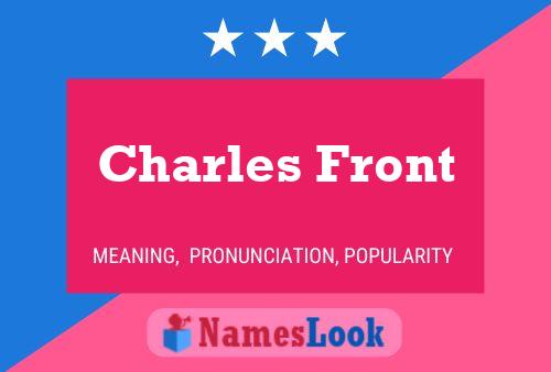 Постер имени Charles Front