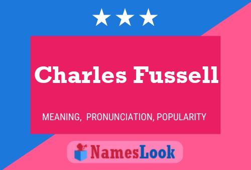 Постер имени Charles Fussell