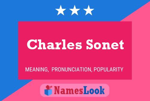 Постер имени Charles Sonet