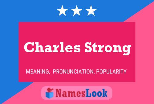 Постер имени Charles Strong