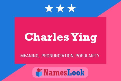 Постер имени Charles Ying