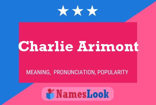 Постер имени Charlie Arimont