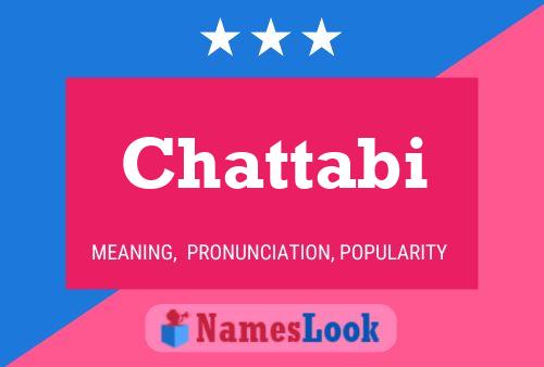 Постер имени Chattabi