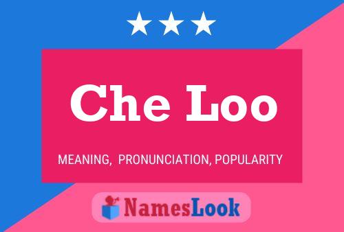 Постер имени Che Loo