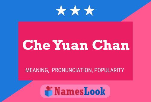 Постер имени Che Yuan Chan