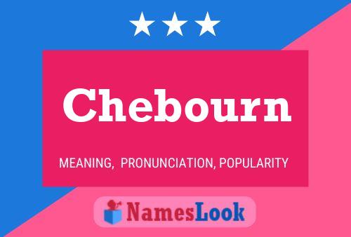 Постер имени Chebourn