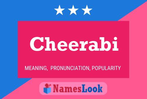 Постер имени Cheerabi