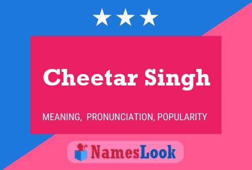 Постер имени Cheetar Singh