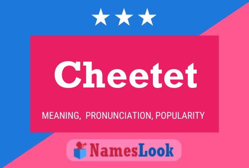 Постер имени Cheetet