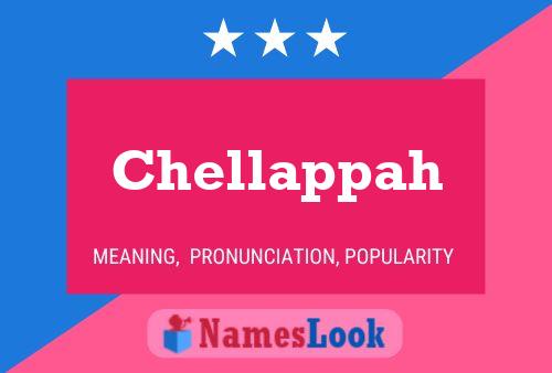 Постер имени Chellappah