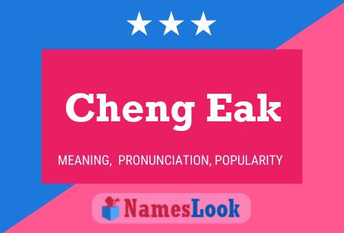 Постер имени Cheng Eak