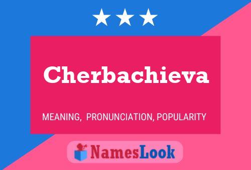 Постер имени Cherbachieva