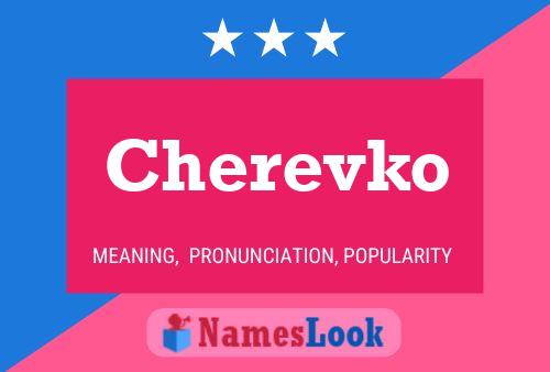 Постер имени Cherevko