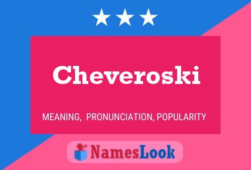 Постер имени Cheveroski