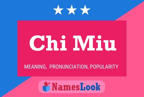 Постер имени Chi Miu