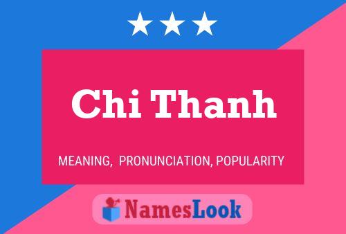 Постер имени Chi Thanh