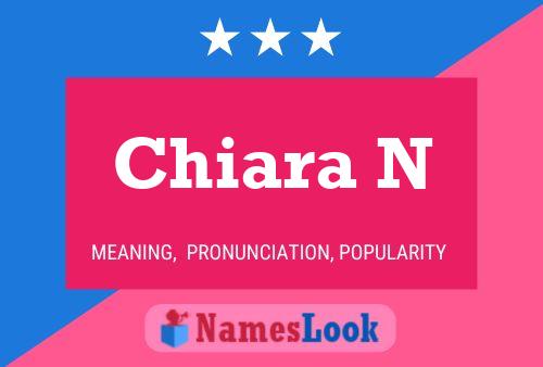 Постер имени Chiara N