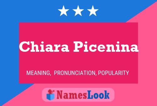 Постер имени Chiara Picenina